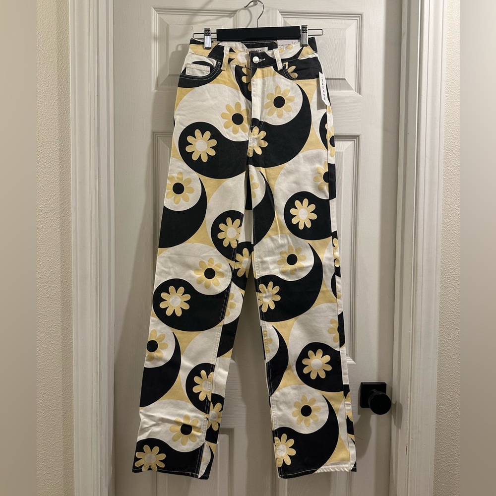 NWT Pacsun 90s Boyfriend Jeans in Flower Ying